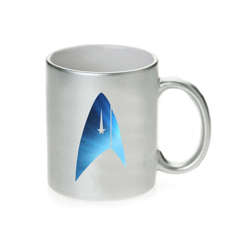 Star Trek: Discovery Universe Delta Silver Metallic 11 Oz Mug 4 Star Trek: Discovery Universe Delta Silver Metallic 11 Oz Mug - Image 2