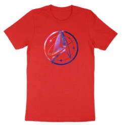 Star Trek: Discovery Universe Logo Premium T-Shirt -T-shirt Store STDisco Universal red 1000px