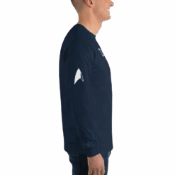 Star Trek: Discovery Disco Adult Long Sleeve T-Shirt -T-shirt Store STR Disco LS 100650 RT SLV MF