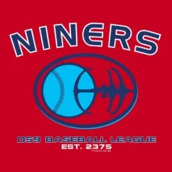 Star Trek: Deep Space Nine Niners Baseball Adult Short Sleeve T-Shirt 5 Star Trek: Deep Space Nine Niners Baseball Adult Short Sleeve T-Shirt -T-shirt Store StarTrek DeepSpace9 NineNinersBaseball Adult ShortSleeve Tshirt RO