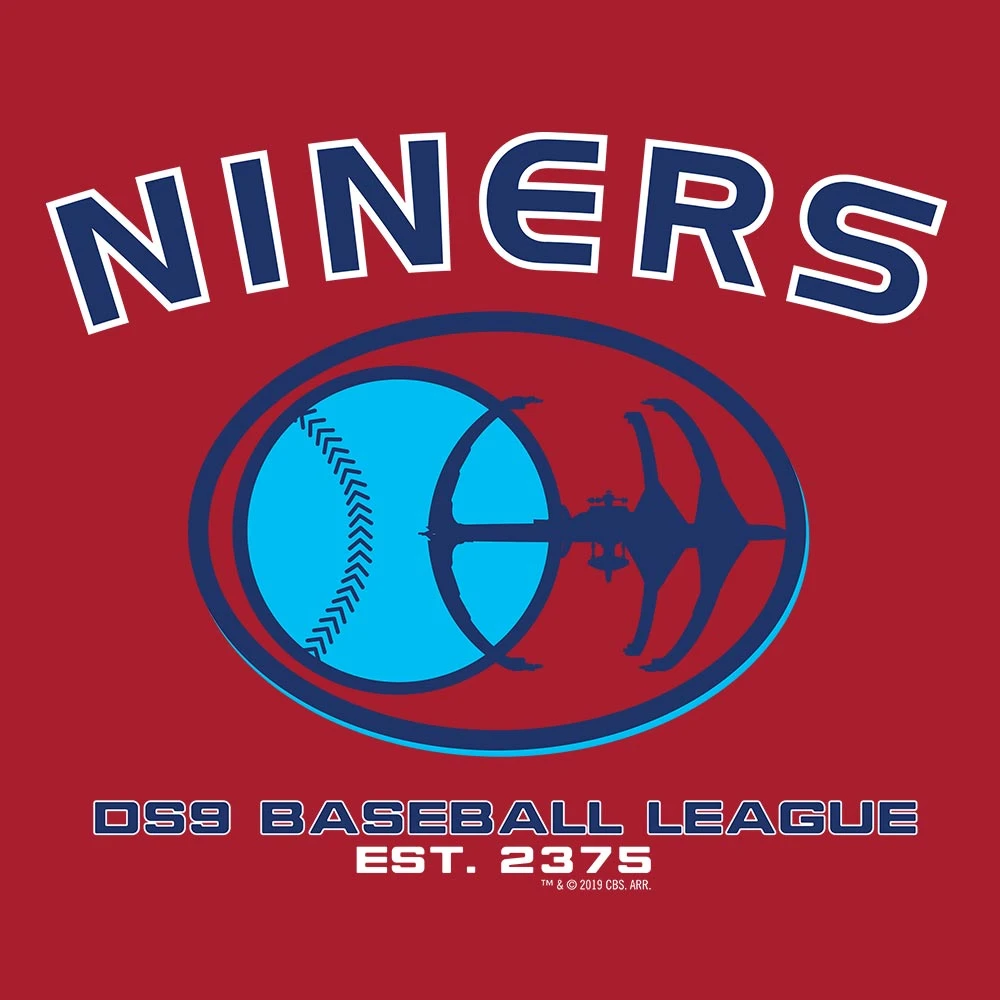 Star Trek: Deep Space Nine Niners Baseball Fleece Hooded Sweatshirt 4 Star Trek: Deep Space Nine Niners Baseball Fleece Hooded Sweatshirt - Image 2