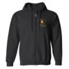 Star Trek: Enterprise Property Of Enterprise Fleece Zip-Up Hooded Sweatshirt -T-shirt Store StarTrek Enterprise PropertyofEnterprise Adult ZipUp Hooded Sweatshirt Mockup Black