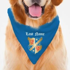 Star Trek: Picard Coat Of Arms Personalized Bandana -T-shirt Store StarTrek Picard CoatOfArms Personalized Pet Bandana Mockup RO