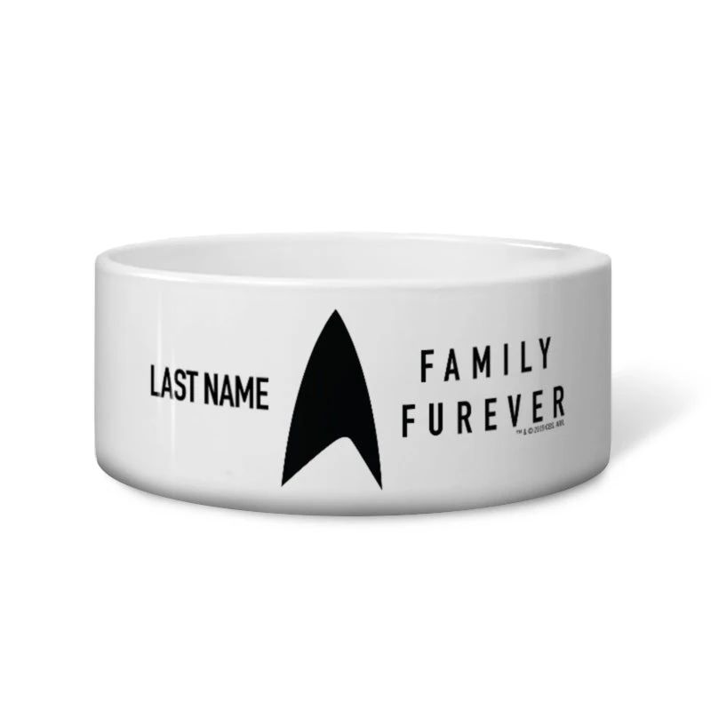 Star Trek: Picard Family Furever Personalized Pet Bowl 3 Star Trek: Picard Family Furever Personalized Pet Bowl