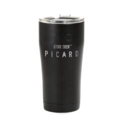 Star Trek: Picard Logo Laser Engraved SIC Tumbler -T-shirt Store StarTrek Picard Logo SIC 20ozTumbler Mockup Black