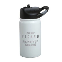 Star Trek: Picard Property Of Personalized Laser Engraved SIC Water Bottle 9 Star Trek: Picard Property Of Personalized Laser Engraved SIC Water Bottle -T-shirt Store StarTrek Picard Personalized Logo SIC LIL 12ozBottle Mockup White FullBottle