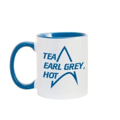 Star Trek: The Next Generation Tea Earl Grey Hot 11 Oz Two-Tone Mug -T-shirt Store StarTrek Picard 11ozMug21141 00112 White CambridgeBlue Image01