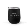 Star Trek: Picard Property Of Personalized Double Sided 12 Oz Stainless Steel Wine Tumbler -T-shirt Store StarTrek Picard 12ozWineTumbler 00010 Black Side01