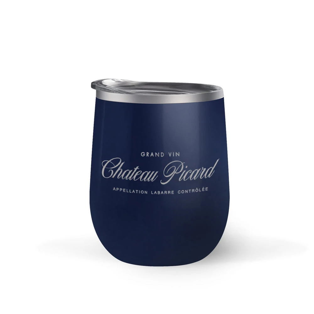 Star Trek: Picard Chateau Picard Logo 12 Oz Stainless Steel Wine Tumbler With Straw 5 Star Trek: Picard Chateau Picard Logo 12 Oz Stainless Steel Wine Tumbler With Straw - Image 3