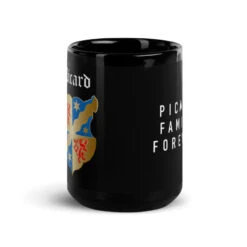 Star Trek: Picard Coat Of Arms Picard Family Forever 15 Oz Black Mug -T-shirt Store StarTrek Picard 15ozBlackMug21531 00016 Image02