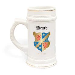 Star Trek: Picard Coat Of Arms Picard Family Forever Beer Stein