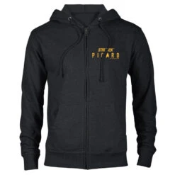Star Trek: Picard Logo Lightweight Zip Up Hooded Sweatshirt