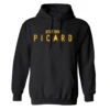 Star Trek: Picard Logo Fleece Hooded Sweatshirt -T-shirt Store StarTrek Picard G18500 00303 Black