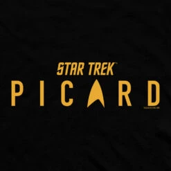 Star Trek: Picard Logo Fleece Hooded Sweatshirt -T-shirt Store StarTrek Picard G18500 00303 RO