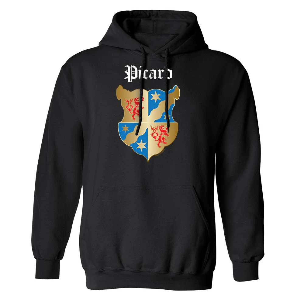 Star Trek: Picard Coat Of Arms Fleece Hooded Sweatshirt 7 Star Trek: Picard Coat Of Arms Fleece Hooded Sweatshirt - Image 5