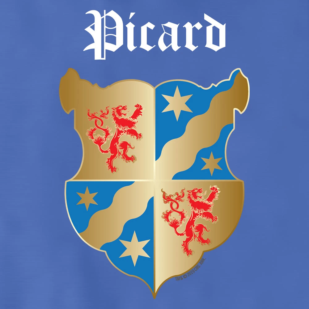 Star Trek: Picard Coat Of Arms Fleece Hooded Sweatshirt 4 Star Trek: Picard Coat Of Arms Fleece Hooded Sweatshirt - Image 2