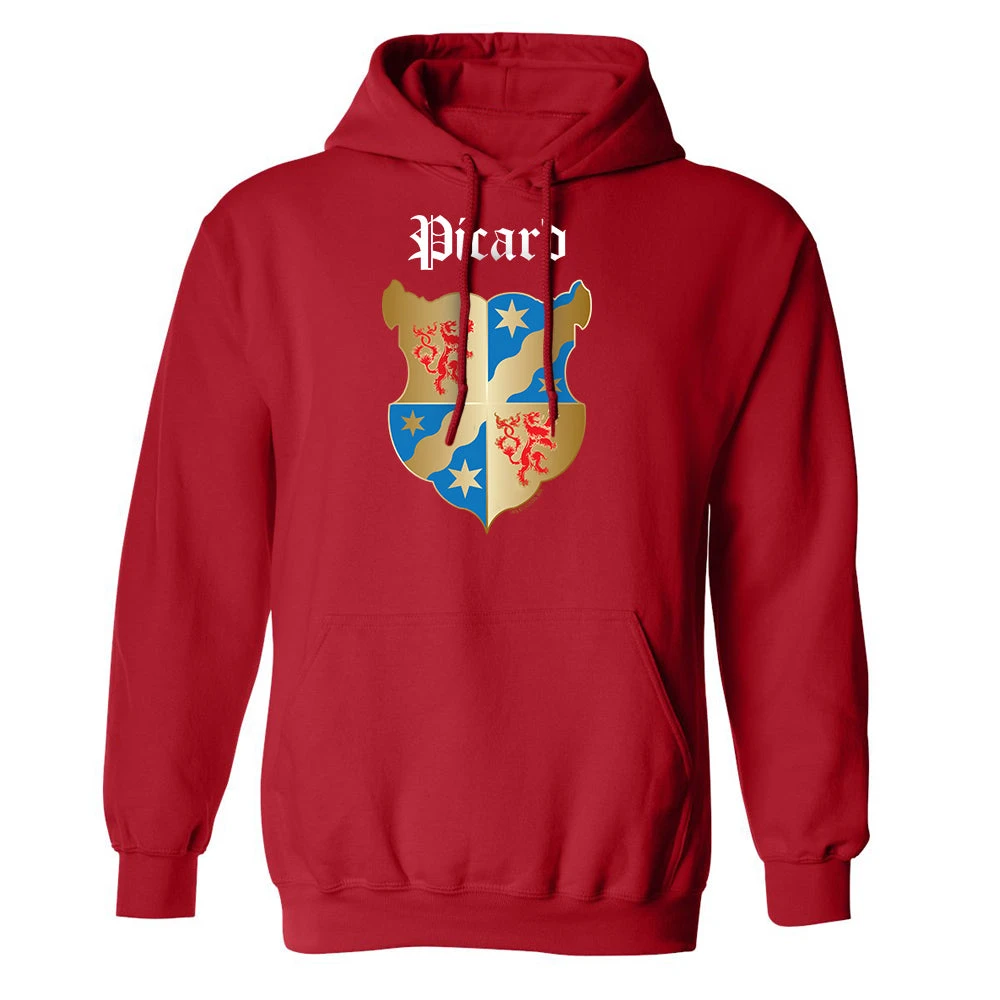 Star Trek: Picard Coat Of Arms Fleece Hooded Sweatshirt 6 Star Trek: Picard Coat Of Arms Fleece Hooded Sweatshirt - Image 4