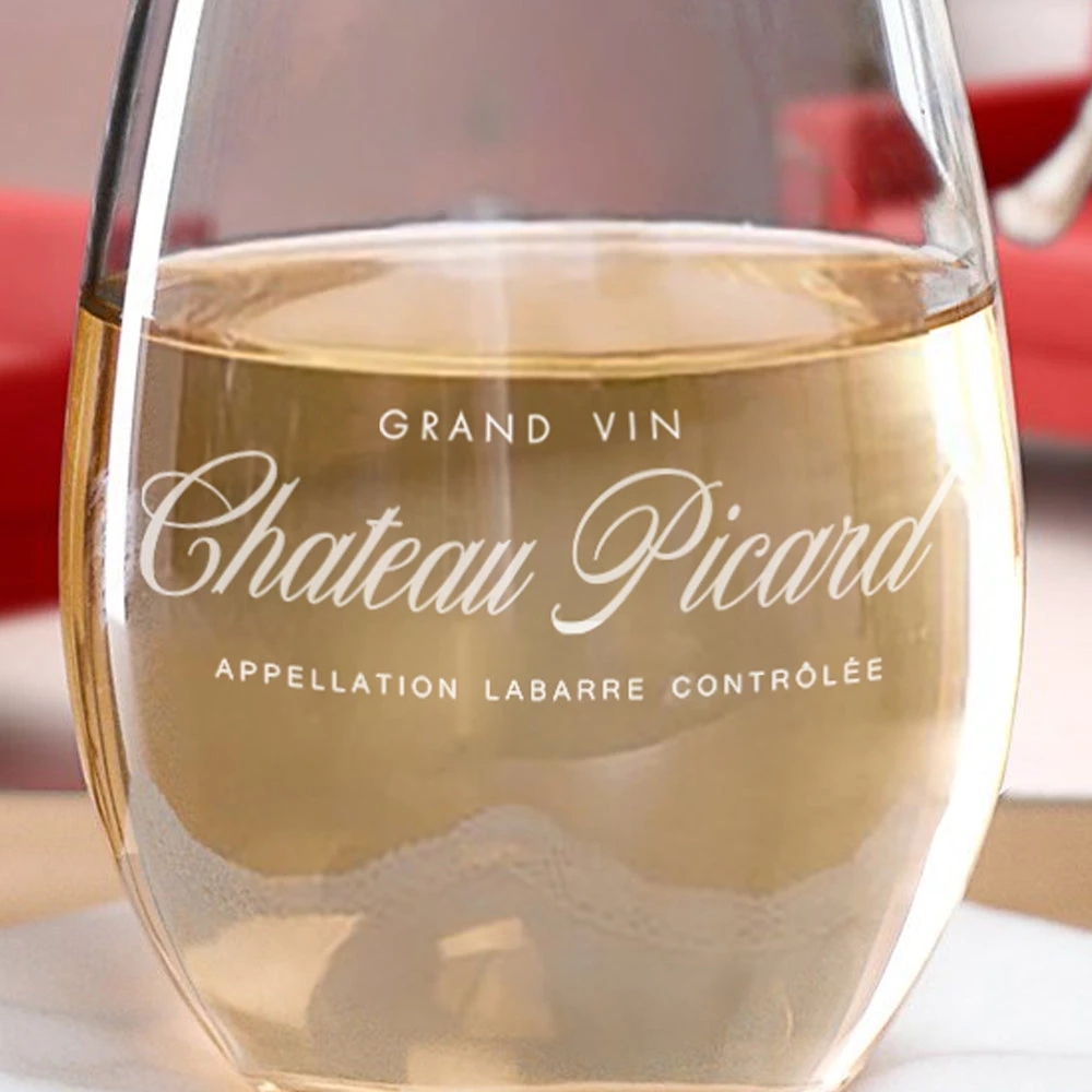 Star Trek: Picard Chateau Picard Stemless Wine Glass 4 Star Trek: Picard Chateau Picard Stemless Wine Glass - Image 2