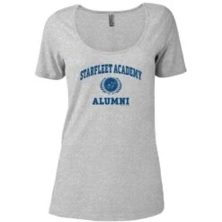 Star Trek Starfleet Academy Alumni Women's Relaxed Scoop Neck T-Shirt 7 Star Trek Starfleet Academy Alumni Women's Relaxed Scoop Neck T-Shirt -T-shirt Store StarTrek StarfleetAcademy Alumni Womens Relaxed ScoopNeck Tshirt Mockup AthleticHeather