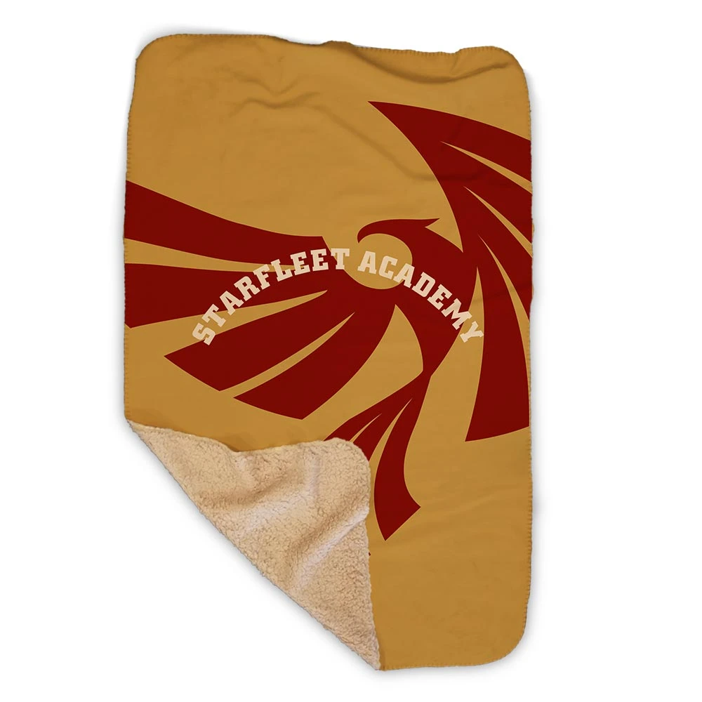 Star Trek Starfleet Academy Flying Phoenix Sherpa Blanket 4 Star Trek Starfleet Academy Flying Phoenix Sherpa Blanket - Image 2