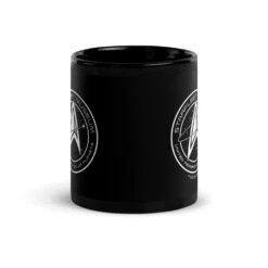 Star Trek Starfleet Museum 11 Oz Black Mug -T-shirt Store StarTrek StarfleetAcademy StarfleetMuseum 11oz Black Mug Mockup Front