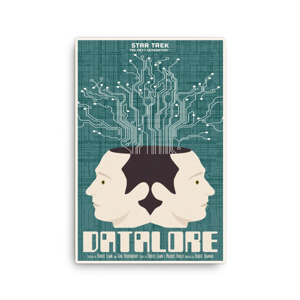 Star Trek: The Next Generation Juan Ortiz Datalore Wrapped Canvas Premium Gallery Wrapped Canvas 3 Star Trek: The Next Generation Juan Ortiz Datalore Wrapped Canvas Premium Gallery Wrapped Canvas