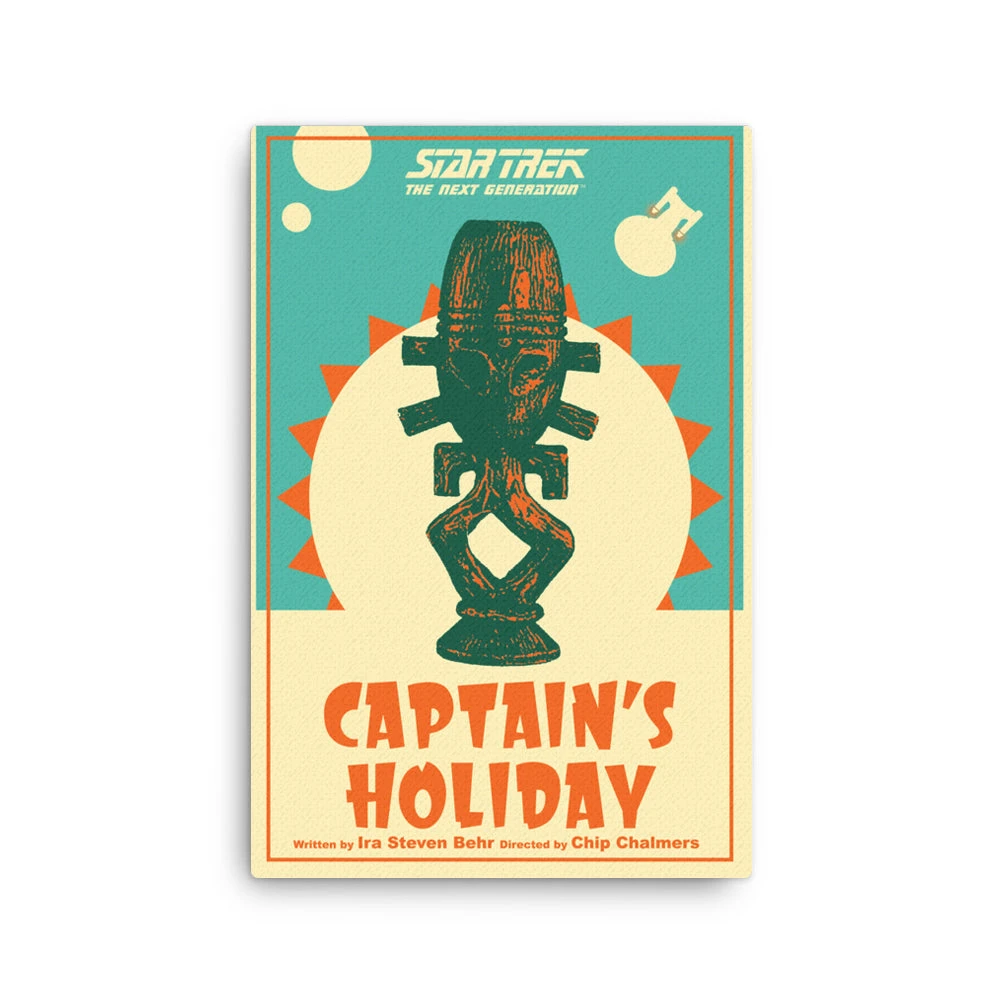 Star Trek: The Next Generation Juan Ortiz Captain's Holiday Premium Gallery Wrapped Canvas 3 Star Trek: The Next Generation Juan Ortiz Captain's Holiday Premium Gallery Wrapped Canvas