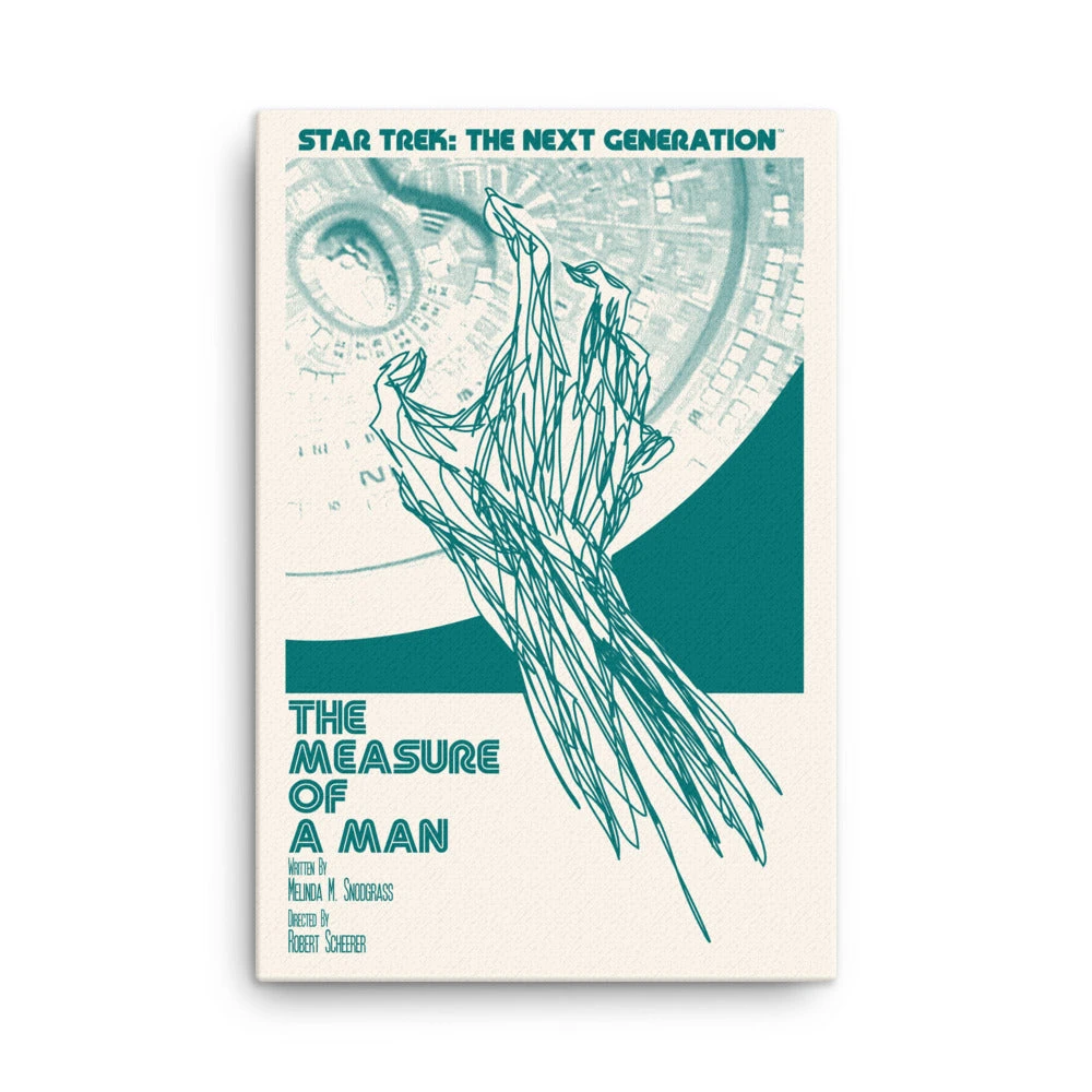 Star Trek: The Next Generation Juan Ortiz The Measure Of A Man Premium Gallery Wrapped Canvas 3 Star Trek: The Next Generation Juan Ortiz The Measure Of A Man Premium Gallery Wrapped Canvas