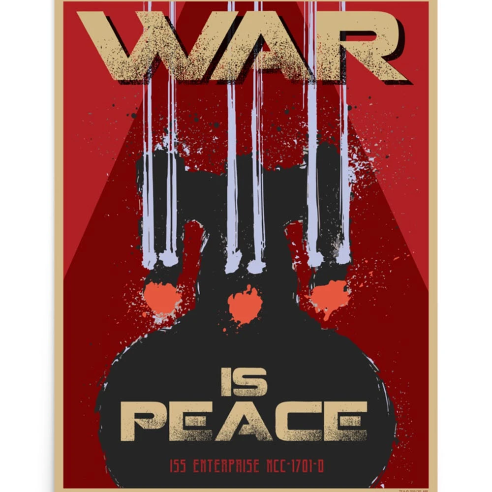 Star Trek: The Next Generation Mirror Universe War Is Peace Premium Poster 4 Star Trek: The Next Generation Mirror Universe War Is Peace Premium Poster - Image 2