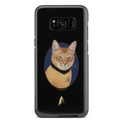 Star Trek: The Original Series Cat Captain Kirk Tough Phone Case -T-shirt Store StarTrek TOS Cat CaptainKirk PhoneCase S8Plus Mockup