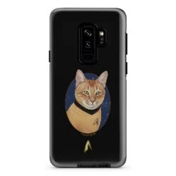 Star Trek: The Original Series Cat Captain Kirk Tough Phone Case -T-shirt Store StarTrek TOS Cat CaptainKirk PhoneCase S9Plus Mockup