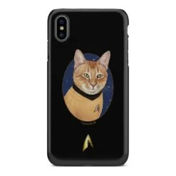 Star Trek: The Original Series Cat Captain Kirk Tough Phone Case -T-shirt Store StarTrek TOS Cat CaptainKirk PhoneCase XMax Mockup