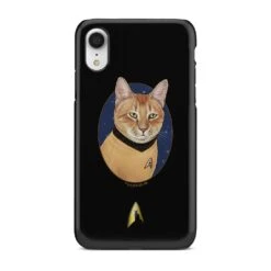 Star Trek: The Original Series Cat Captain Kirk Tough Phone Case -T-shirt Store StarTrek TOS Cat CaptainKirk PhoneCase XR Mockup