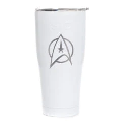 Star Trek: The Original Series Delta Laser Engraved SIC Tumbler 10 Star Trek: The Original Series Delta Laser Engraved SIC Tumbler -T-shirt Store StarTrek TOS Delta SIC 30ozTumbler Mockup White