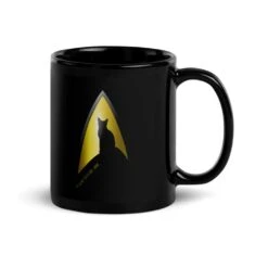 Star Trek: The Original Series Dog Alien Black Mug -T-shirt Store StarTrek TOS DogAlien 11oz Black Mug Mockup Right
