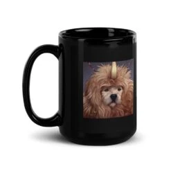 Star Trek: The Original Series Dog Alien Black Mug -T-shirt Store StarTrek TOS DogAlien 15oz Black Mug Mockup Left