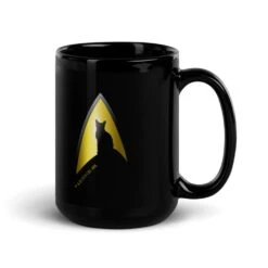 Star Trek: The Original Series Dog Alien Black Mug -T-shirt Store StarTrek TOS DogAlien 15oz Black Mug Mockup Right