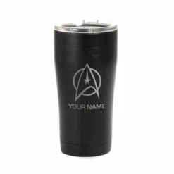 Star Trek: The Original Series Delta Personalized Laser Engraved SIC Tumbler -T-shirt Store StarTrek TOS Personalized Delta SIC 20ozTumbler Mockup Black