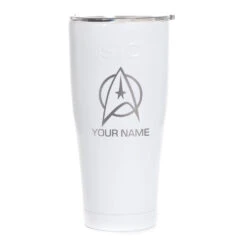 Star Trek: The Original Series Delta Personalized Laser Engraved SIC Tumbler -T-shirt Store StarTrek TOS Personalized Delta SIC 30ozTumbler Mockup White