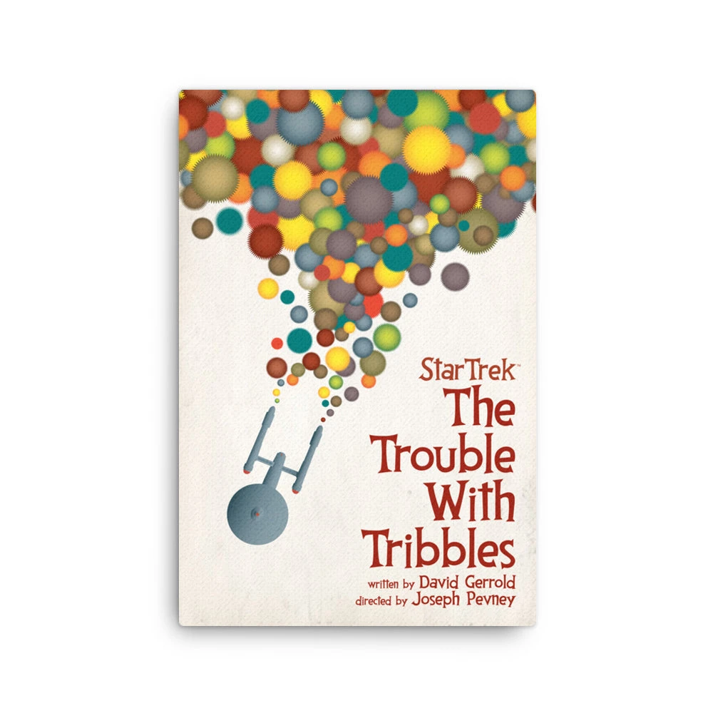 Star Trek: The Original Series Juan Ortiz The Trouble With Tribbles Premium Gallery Wrapped Canvas 3 Star Trek: The Original Series Juan Ortiz The Trouble With Tribbles Premium Gallery Wrapped Canvas