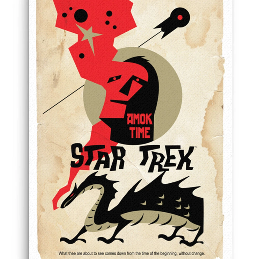 Star Trek: The Original Series Juan Ortiz Amok Time Premium Gallery Wrapped Canvas 6 Star Trek: The Original Series Juan Ortiz Amok Time Premium Gallery Wrapped Canvas - Image 4