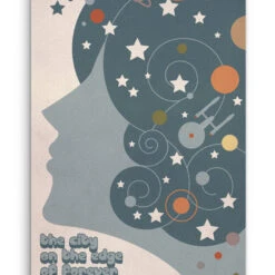 Star Trek: The Original Series Juan Ortiz The City On The Edge Of Forever Premium Gallery Wrapped Canvas -T-shirt Store StarTrek TOSPrints 16x24GalleryWrappedCanvas370 00007 RO