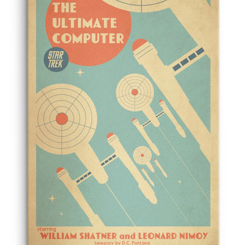 Star Trek: The Original Series Juan Ortiz The Ultimate Computer Premium Gallery Wrapped Canvas 4 Star Trek: The Original Series Juan Ortiz The Ultimate Computer Premium Gallery Wrapped Canvas - Image 2