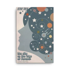 Star Trek: The Original Series Juan Ortiz The City On The Edge Of Forever Premium Gallery Wrapped Canvas -T-shirt Store StarTrek TOSPrints 32x48GalleryWrappedCanvas370 00207