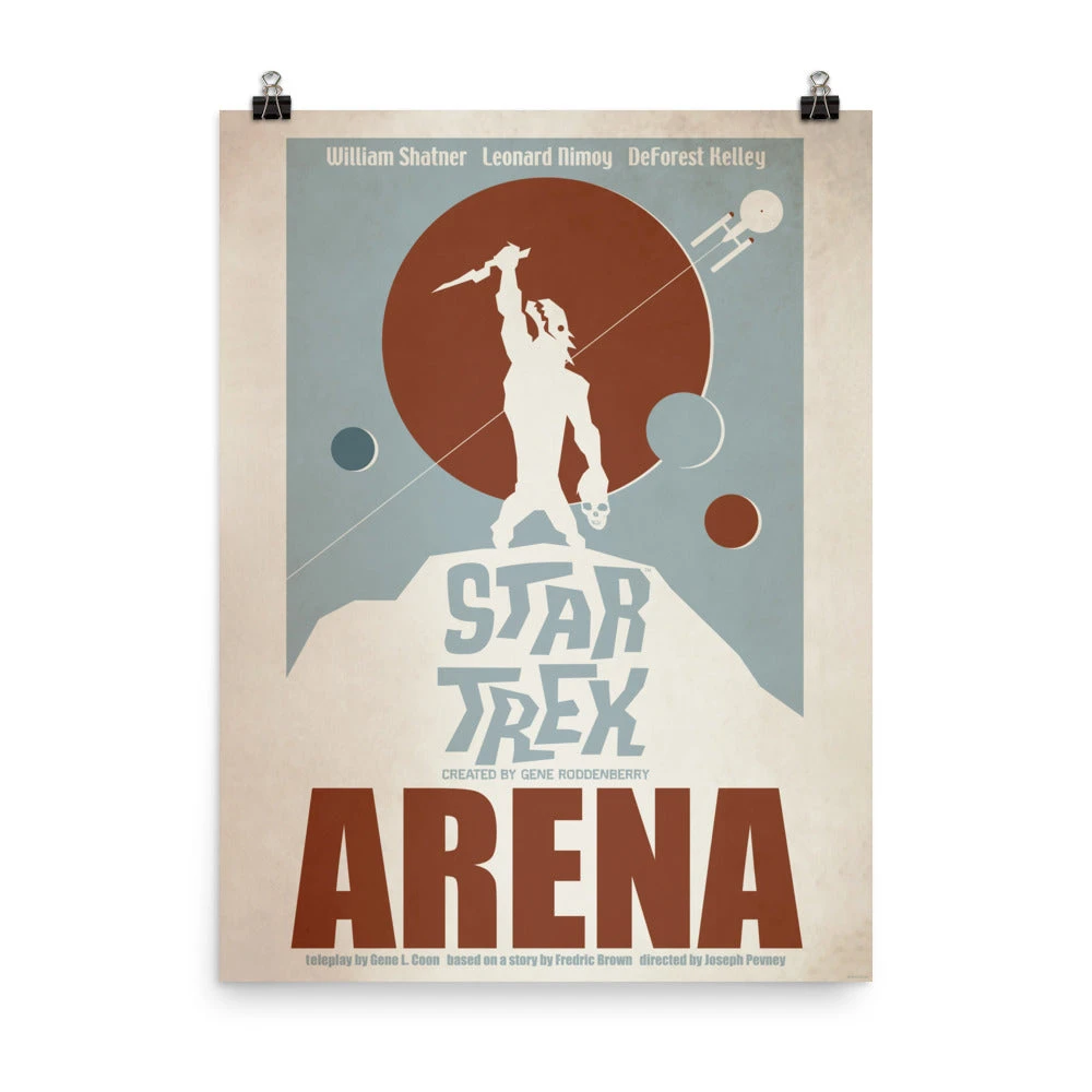 Star Trek: The Original Series Juan Ortiz Arena Satin Poster 3 Star Trek: The Original Series Juan Ortiz Arena Satin Poster