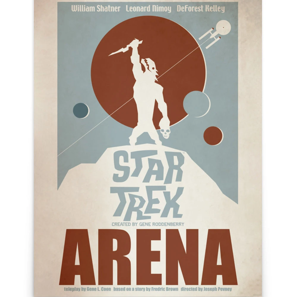 Star Trek: The Original Series Juan Ortiz Arena Satin Poster 4 Star Trek: The Original Series Juan Ortiz Arena Satin Poster - Image 2