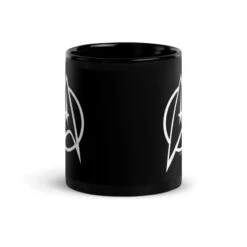 Star Trek: The Original Series Delta Black Mug -T-shirt Store StarTrek TOS Delta 11oz Black Mug Mockup Front