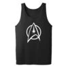 Star Trek: The Original Series Delta Adult Tank Top -T-shirt Store StarTrek TOS Delta Adult Tank Top Mockup Black