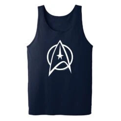 Star Trek: The Original Series Delta Adult Tank Top -T-shirt Store StarTrek TOS Delta Adult Tank Top Mockup Navy
