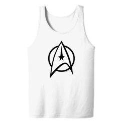 Star Trek: The Original Series Delta Adult Tank Top -T-shirt Store StarTrek TOS Delta Adult Tank Top Mockup White